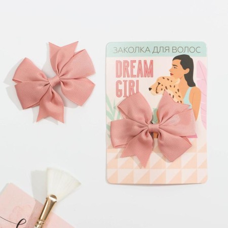 Заколка для волос с бантом «Dream girl», 10 х 14 см-3