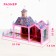 House for dolls "Fairytale life" with a doll, a pet and accessories, the light
