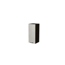 Cabinet hinged with 1 door, 30x30x72 cm, wenge, oak Gray
