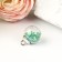 Suspension decorative for creativity glass "ball - stars" d = 1.6 cm set 10 pcs