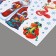 New Year's stickers on windows, vinyl “Snake 2025”, reusable, 20 x 34.5 cm, New Year