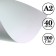 A2 watercolor paper, 40 sheets of Calligrata, block 200 g/m2, drawing