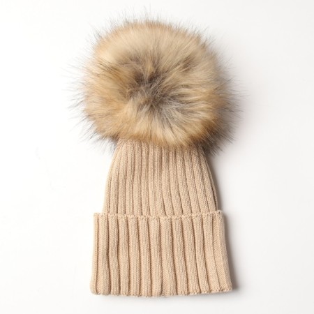 Children's hat minku rr 50-52, beige color-4