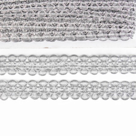 Wicker silver braid in a roll 20 meters-2