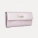 Women's wallet on the Textura button, lilac color