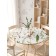 Tables on the table "Rare flowers", round, oxford, elastic band, size 140x140 cm, diameter 105-120 cm