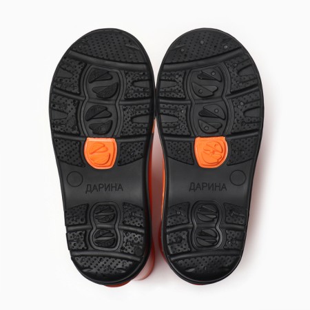 Boots for children, orange color, size 32-2