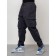 Cargo jeans men, size 48, dark gray color