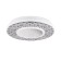 Ambrella Light Ice lamp, 102W LED, 7650LM, 3000-6400K, chromium color, white with FDU