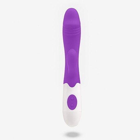 Vibrator-Roller "WOW", 30 modes, clitoris stimulator and points G, IP67, purple-1