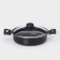 Consul, 1.5 l, D = 20 cm, glass cover, plastic handles, anti-stick coating, black color, black
