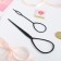 Accessory to create a hairstyle "loop" (set 2 pcs) 14, 18 cm, black