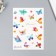 Tattoo on the body color "butterflies/succulents" MIX 24x14.5 cm