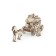 Wooden designer "Little carriage"