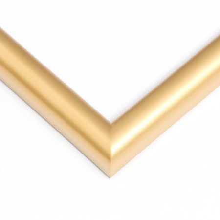 Photo frame plastic "Mira" 29.7x42 cm, (A3) gold (plastic screen)-1