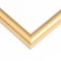 Photo frame plastic "Mira" 29.7x42 cm, (A3) gold (plastic screen)