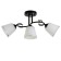 Chandelier Assami 3CHE27 40W Black 45x20x25 cm Bayerlux