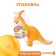 Rubber toy for the bath "Dinosaur: Haddrosaurus, 26 cm, with a squeal, crumb I