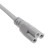 Wire for connecting lamps for plants ULI-P Uniel, 50 cm, 3 contacts, white