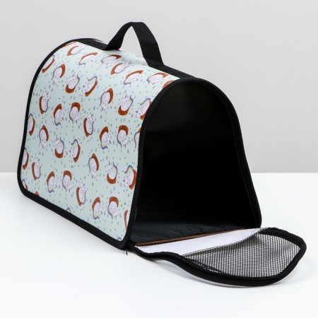Bag-carrier for animals frame "Cats-uniform" 45x25x30 cm-3