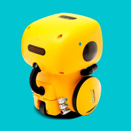 Interactive “cute robot” robot, light and sound effects, Russian voice acting, yellow color-8