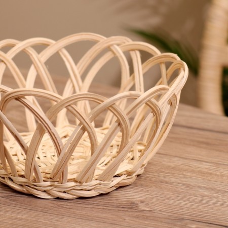 Vaska wicker, from bamboo 18x18x8 cm-3
