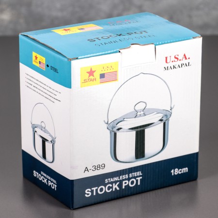 Stainless steel pot of "hiking", 1.7 l, 18 × 10 cm-3