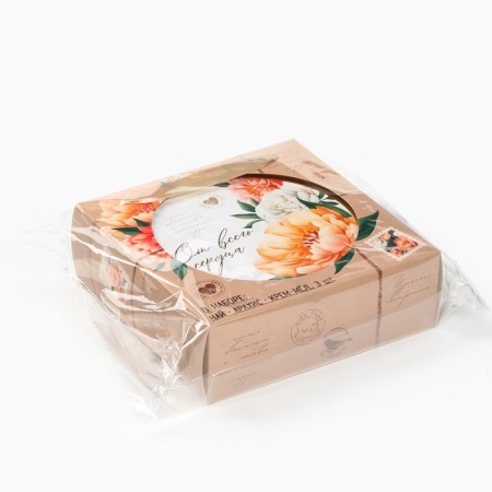 Gift set "Mail": creamy, tea, nuts in chocolate-11