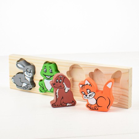 Wooden Frame-Lovery "Animals" volume-4