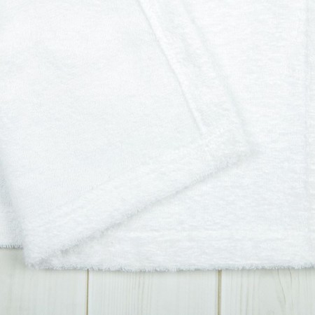 Male dressing gown, shal, size 54, white color, mahra-5
