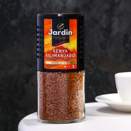 Jardin Kenya Kilimanjaro coffee, soluble, sublimated, 95 g