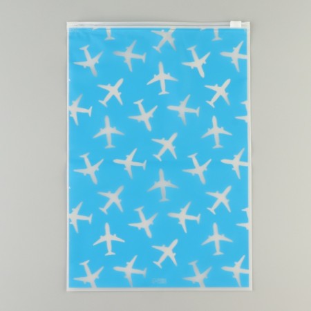 ZIP packet for travel "Airplanes", 14 μm, 20 x 29 cm.-2