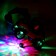 Tractor "Construction", mobile details, light and sound, works from batteries, turquoise color