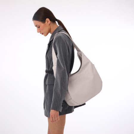 Female bag Textura, bag, medium size, beige color-9