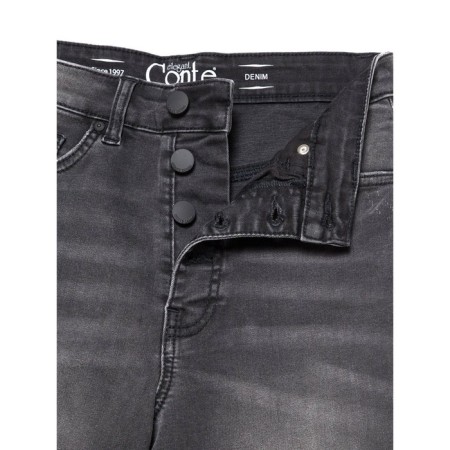 Women's jeans modeling Conte Elegant Skinny, size XS, color Washed Black-5