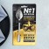 A teaspoon spoon with an engraving “best of the best”, on a gift card, 3 x 14 cm.