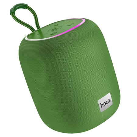 Portable column Hoco HC14, 5 W, BT 5.2, FM, AUX, 1200 mAh, green