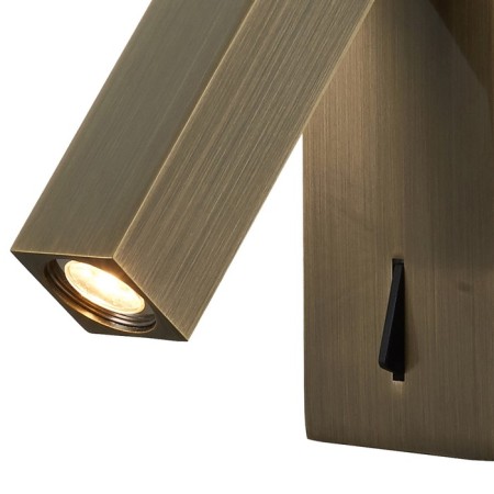 Wall lamp Mantra Tarifa, Led, 210lm, 3000k, 125x60x150 mm, brass color-1