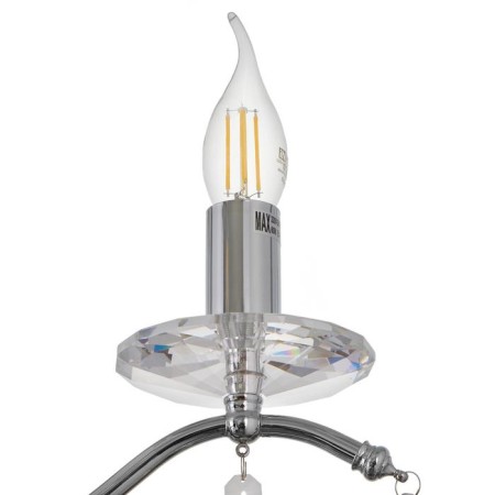 BRA ECONOMENT EKARINA 2x60W E14, chrome 33x24x23 cm-4