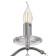 BRA ECONOMENT EKARINA 2x60W E14, chrome 33x24x23 cm