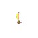 Mormyshka column lime, orange abdomen + ball Grand Golden, weight 0.3 g