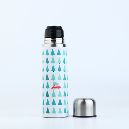New Year. Thermos in Kozhzam "Machine", 500 ml-3
