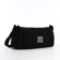 Youth bag with zipper, black color