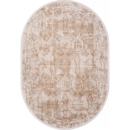 Oval Carbon Karmen Hali Lissabon, size 78x150 cm, color Brown/Brown