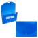 A4 elastic band, 12 departments, blue