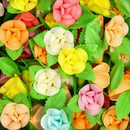 Vaphal violets on a two -leaf, mix, 100 pcs.