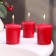 Aromatic candle "Cherry Blossom", cherry color, set of 5x4.5 cm, 3 pcs