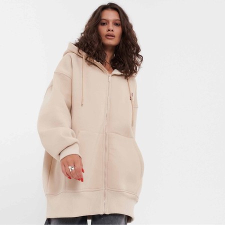 Women's sweatshirt was launched, the color is dark cream, rr One size (42-50)
