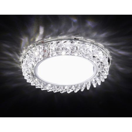 Ambrella Light Lumber built -in LED, G5.3, 3W, Chrome Color, D = 85 mm