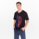 T -shirt male, black color, Face, size 52